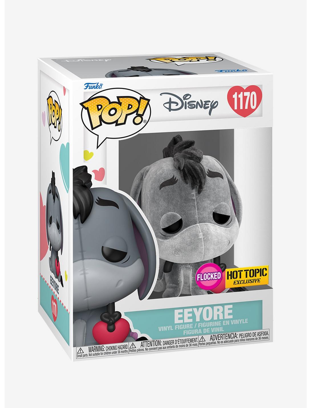 Funko Disney Winnie The Pooh Pop! Eeyore Flocked Vinyl Figure Hot Topic Exclusive