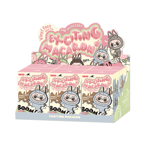 Labubu x THE MONSTERS - Exciting Macaron Vinyl Plush - Blind Box