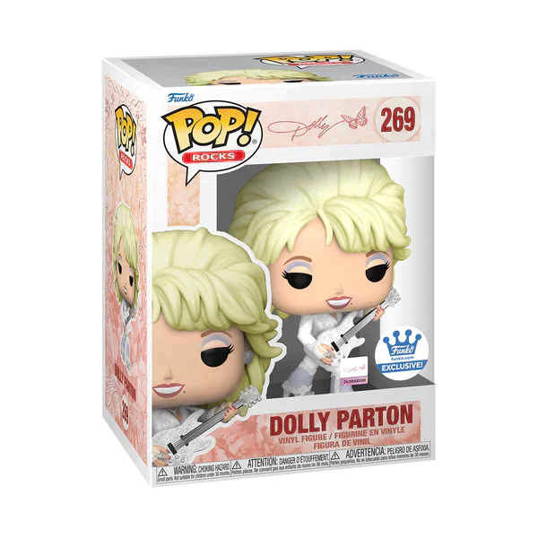 Funko Pop! Dolly Parton In White Pantsuit (Funko Shop Exclusive)