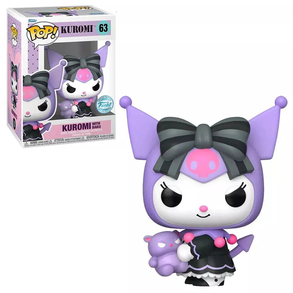 Funko Sanrio Funko POP Vinyl Figure | Kuromi with Baku
