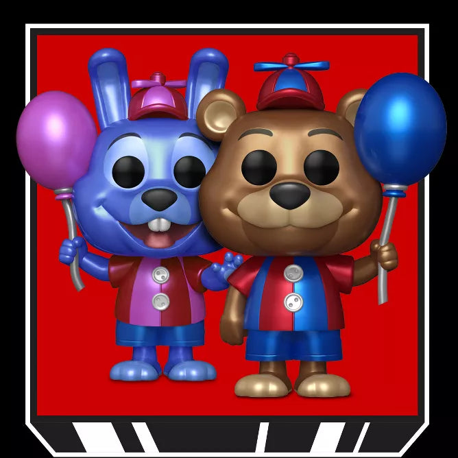Funko Pop Five Nights at Freddy's Freddy Ballon et Bonnie Ballon - 2Pack (Target Exclusive) (TARGETCON 2023)