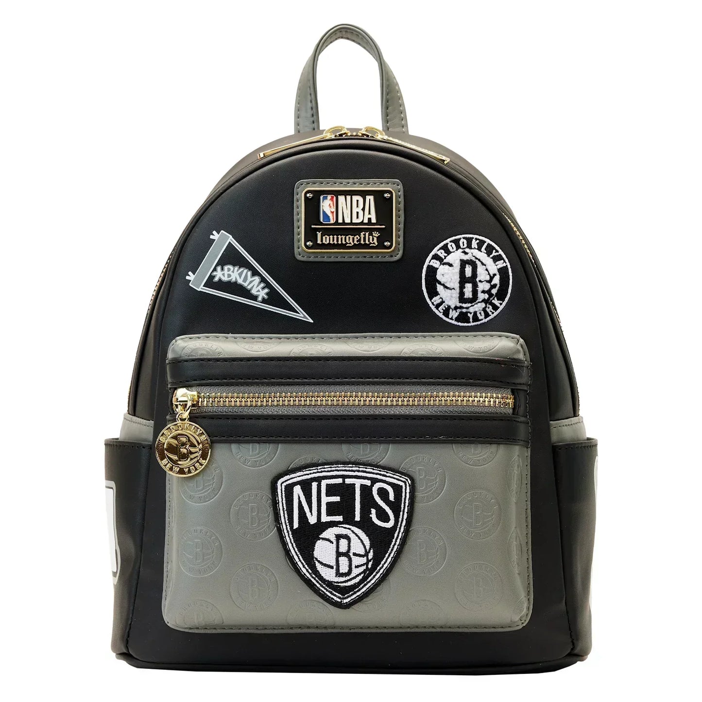 LF NBA BROOKLYN NETS PATCH ICONS MINI BACKPACK