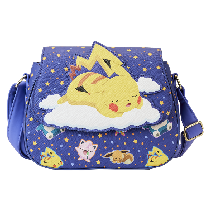 POKÉMON Sleeping Pikachu and Friends Crossbody Bag