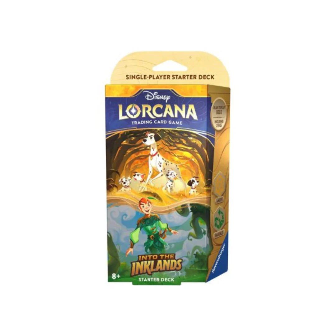 Disney Lorcana: Into the Inklands: Amber & Emerald Starter Deck
