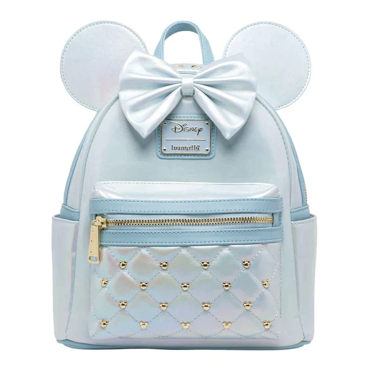707 Street Exclusive - Loungefly Disney The Minnie Mouse Classic Series Mini Backpack - Iridescent Sky