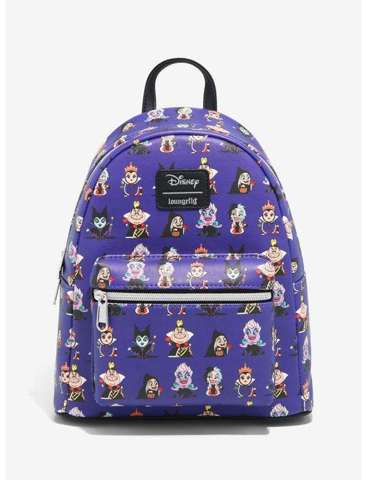 Loungefly Disney Chibi Villains Mini Backpack