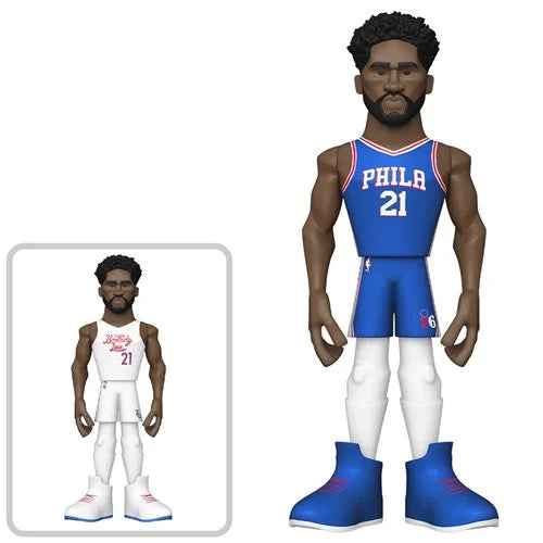 NBA Joel Embiid 12-Inch Vinyl Gold Figure
