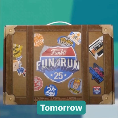 FREDDY FUNKO FUNKO 25TH ANNIVERSARY FUN ON THE RUN BOX