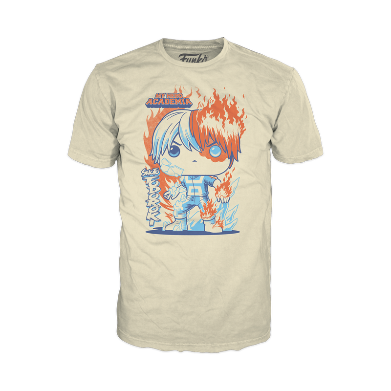 MY HERO ACADEMIA SHOTO TODOROKI BOXED TEE
