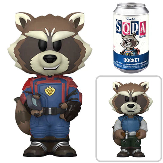 Vinyl Soda: GOTG3 - Rocket w/ Chance of Chase Funko Soda