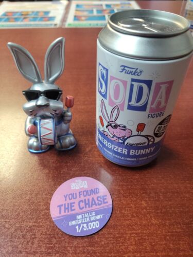 Funko Soda Energizer Bunny Metallic Energizer Bunny 1/3000 Metallic Chase